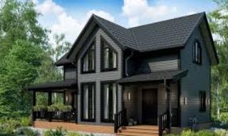 Проекты каркасных домов с террасой от 3669 рублей | Строй-Рюп